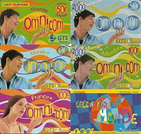 Lot de 6 cartes OMNICOM-2